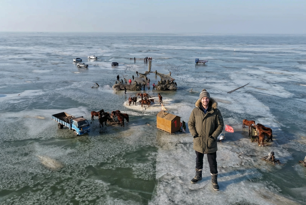 Chagan Lake Winter Fishing: Experiencing the Ancient Mongolian Net-Fishing Ritual