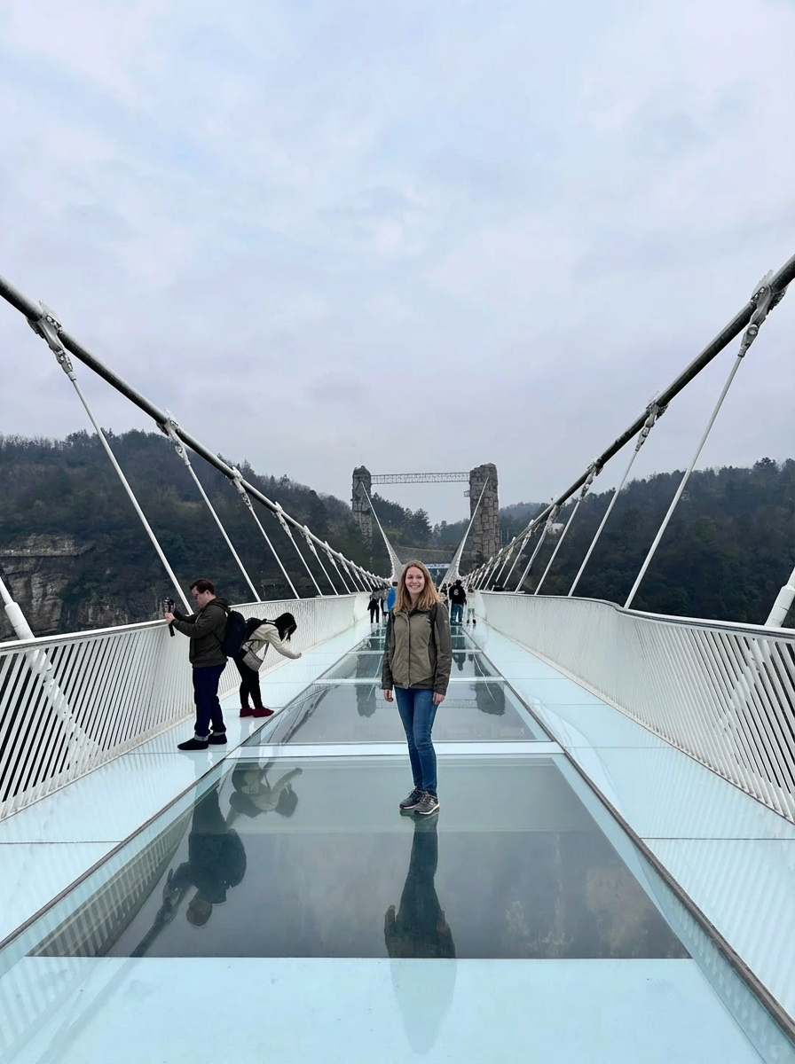 Vertigo and Wonder: My Experience on the Zhangjiajie Grand Canyon Glass Bridge